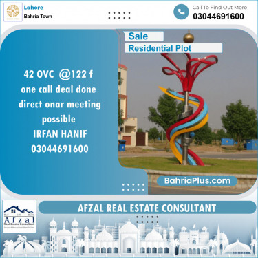 Residential Plot for Sale in Bahria Town, Lahore - (BP-139560)