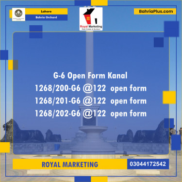 Residential Plot for Sale in Bahria Orchard, Lahore - (BP-139645)