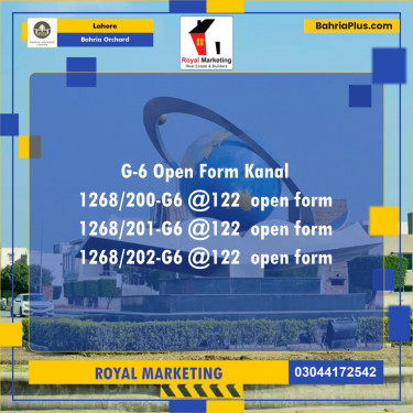 Residential Plot for Sale in Bahria Orchard, Lahore - (BP-139733)