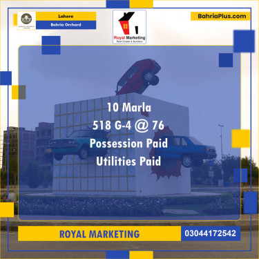 Residential Plot for Sale in Bahria Orchard, Lahore - (BP-139740)