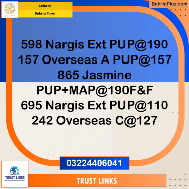 Residential Plot for Sale in Bahria Town, Lahore - (BP-139813)