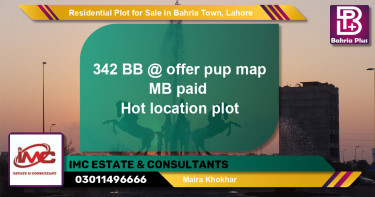 Residential Plot for Sale in Sector D - BB Block -  Bahria Town, Lahore - (BP-139829)