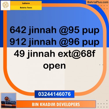 Residential Plot for Sale in Bahria Town, Lahore - (BP-140074)