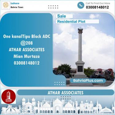 Residential Plot for Sale in Bahria Town, Lahore - (BP-140175)