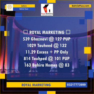 Residential Plot for Sale in Bahria Town, Lahore - (BP-140245)