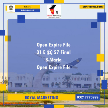 Residential Plot for Sale in Bahria Orchard, Lahore - (BP-140255)