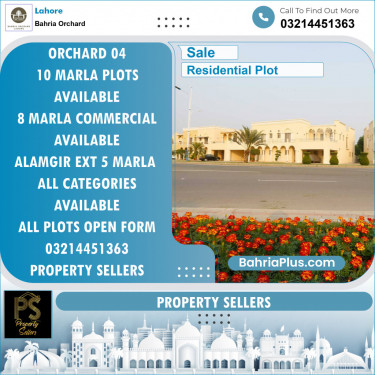 Residential Plot for Sale in Bahria Orchard, Lahore - (BP-140326)