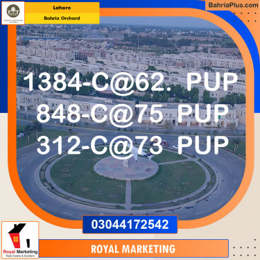 Residential Plot for Sale in Bahria Orchard, Lahore - (BP-140438)