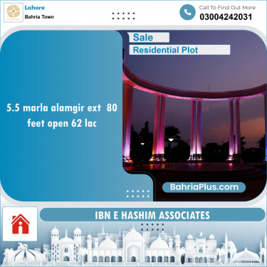 Residential Plot for Sale in Bahria Town, Lahore - (BP-140496)
