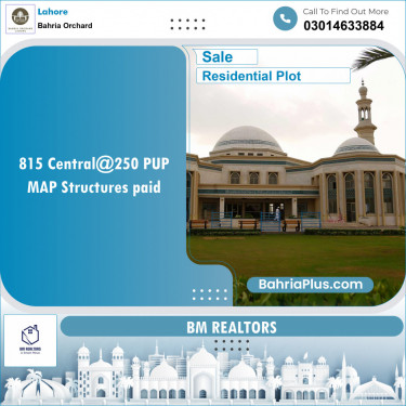 Residential Plot for Sale in Bahria Orchard, Lahore - (BP-140660)