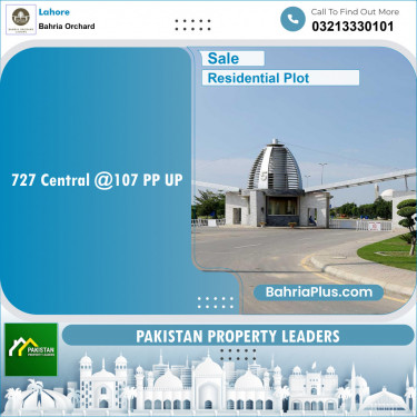 Residential Plot for Sale in Bahria Orchard, Lahore - (BP-140771)