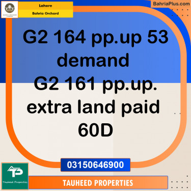 Residential Plot for Sale in Bahria Orchard, Lahore - (BP-140904)