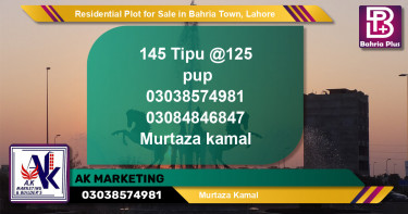 Residential Plot for Sale in Bahria Town, Lahore - (BP-140982)