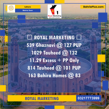Residential Plot for Sale in Bahria Town, Lahore - (BP-141091)