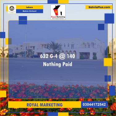 Residential Plot for Sale in Bahria Orchard, Lahore - (BP-141149)