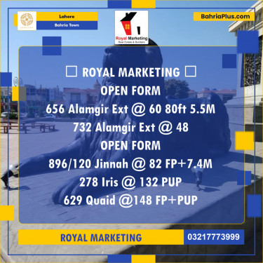 Residential Plot for Sale in Bahria Town, Lahore - (BP-141248)