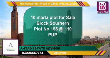 Residential Plot for Sale in Bahria Orchard, Lahore - (BP-141292)