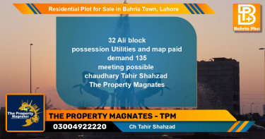 Residential Plot for Sale in Bahria Town, Lahore - (BP-141398)
