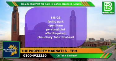 Residential Plot for Sale in Bahria Orchard, Lahore - (BP-141399)