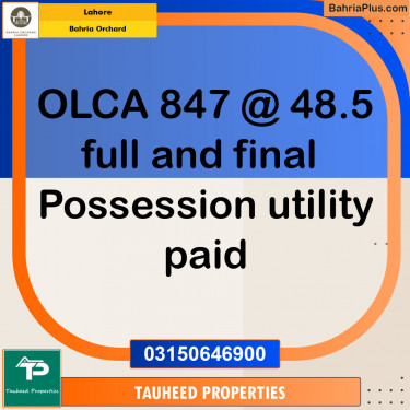 Residential Plot for Sale in Bahria Orchard, Lahore - (BP-141449)