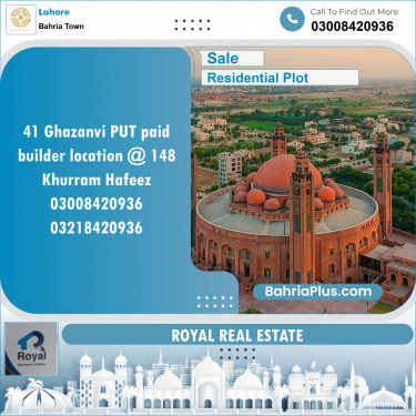 Residential Plot for Sale in Bahria Town, Lahore - (BP-141506)