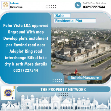 Residential Plot for Sale in Bahria Town, Lahore - (BP-141641)