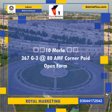 Residential Plot for Sale in Bahria Orchard, Lahore - (BP-141723)