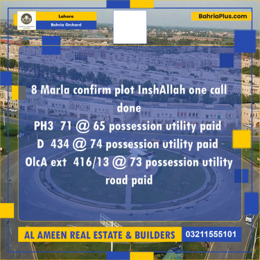 Residential Plot for Sale in Bahria Orchard, Lahore - (BP-141824)