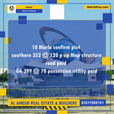 Residential Plot for Sale in Bahria Orchard, Lahore - (BP-141825)