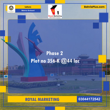 Residential Plot for Sale in Bahria Orchard, Lahore - (BP-141870)