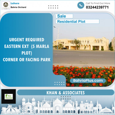 Residential Plot for Sale in Bahria Orchard, Lahore - (BP-141985)