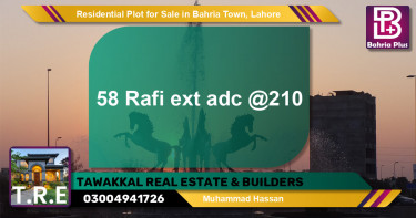 Residential Plot for Sale in Bahria Town, Lahore - (BP-142055)