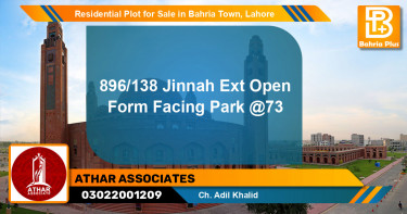Residential Plot for Sale in Bahria Town, Lahore - (BP-142060)
