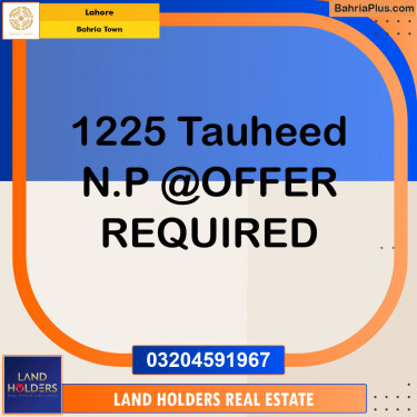 Residential Plot for Sale in Bahria Town, Lahore - (BP-142114)