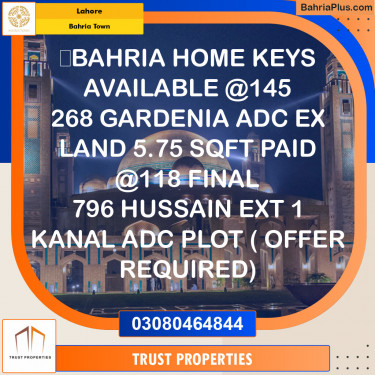 Residential Plot for Sale in Bahria Town, Lahore - (BP-142136)