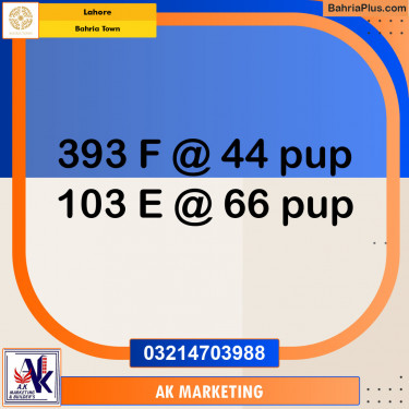 Residential Plot for Sale in Bahria Town, Lahore - (BP-142190)