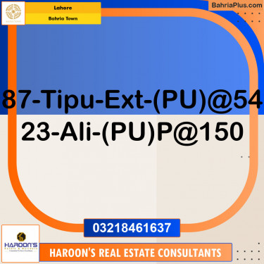 Residential Plot for Sale in Bahria Town, Lahore - (BP-142262)