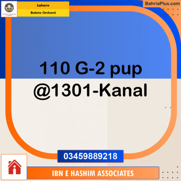 Residential Plot for Sale in Bahria Orchard, Lahore - (BP-142373)