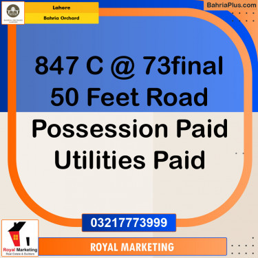 Residential Plot for Sale in Bahria Orchard, Lahore - (BP-142528)