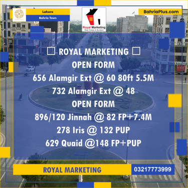 Residential Plot for Sale in Bahria Town, Lahore - (BP-142577)
