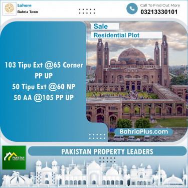 Residential Plot for Sale in Bahria Town, Lahore - (BP-142618)
