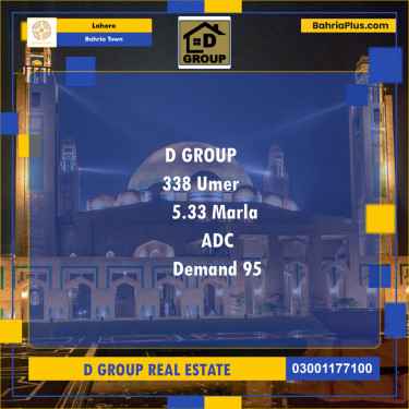 Residential Plot for Sale in Bahria Town, Lahore - (BP-143003)