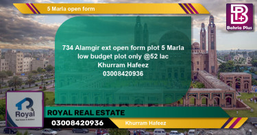 Residential Plot for Sale in Bahria Town, Lahore - (BP-143045)