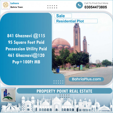 Residential Plot for Sale in Bahria Town, Lahore - (BP-143057)