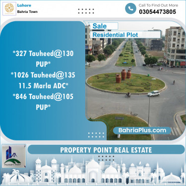 Residential Plot for Sale in Bahria Town, Lahore - (BP-143059)