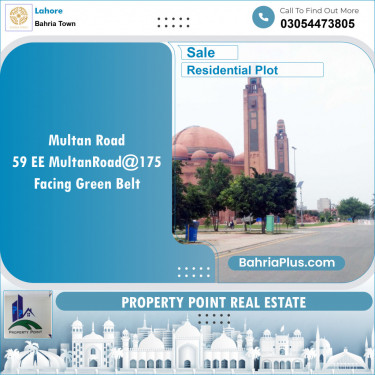 Residential Plot for Sale in Bahria Town, Lahore - (BP-143062)