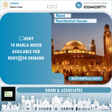 Residential House for Rent in Bahria Town, Lahore - (BP-143093)