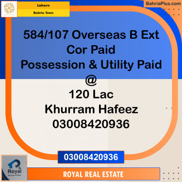Residential Plot for Sale in Bahria Town, Lahore - (BP-143472)