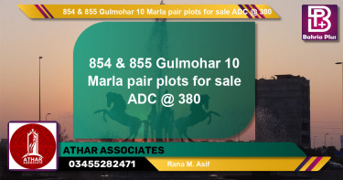 Residential Plot for Sale in Sector C - Gulmohar Block -  Bahria Town, Lahore - (BP-143521)