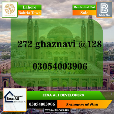 Residential Plot for Sale in Bahria Town, Lahore - (BP-143529)